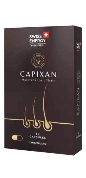 Swiss Energy, vitamins Capixan, promotes healthy hair growth and strengthening hair and increasing their volume, 30 capsules