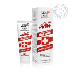 SWISS ORIGINAL healing rescue cream, 10 swiss herbs   bisabolol   dexpanthenol, 40ml.