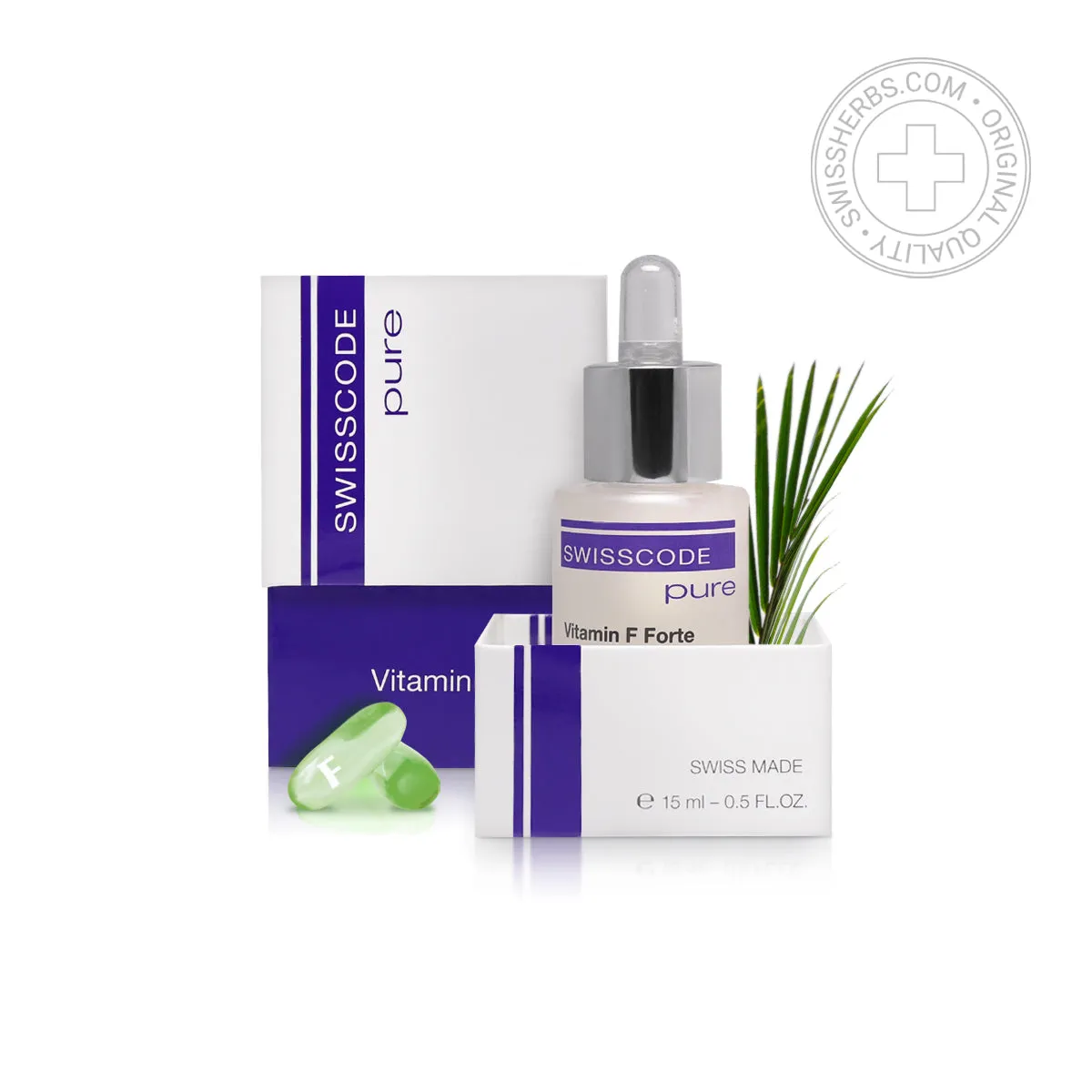 Swisscode Pure Vit.F Forte regenerating oleogel for very dry skin, 15 ml.