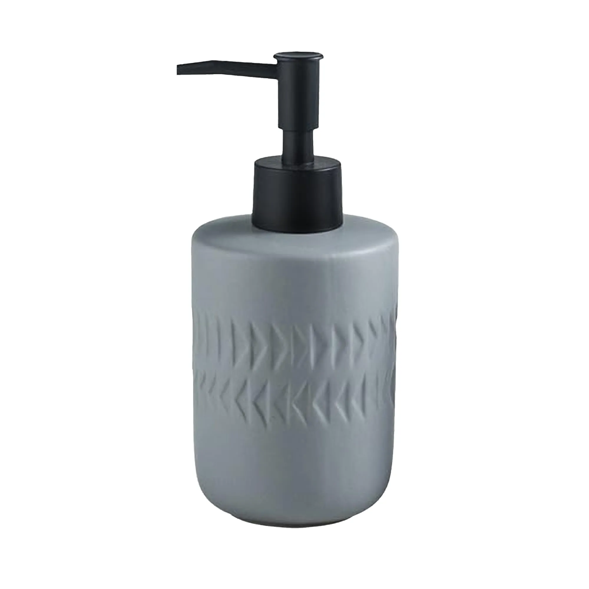 The Better Home 250ML Grey Ceramic Soap Dispenser for Bathroom | Bathroom Accessories | Handwash Dispenser | Liquid Soap Dispenser for Kitchen | Handwash Bottle | Hand Wash Dispensers Pump