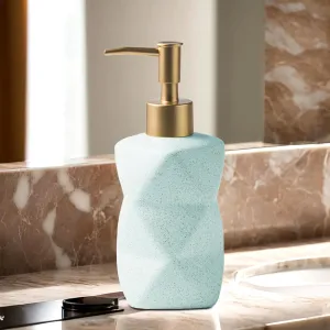 The Better Home 300ML Blue Ceramic Soap Dispenser for Bathroom | Bathroom Accessories | Handwash Dispenser | Liquid Soap Dispenser for Kitchen | Handwash Bottle | Hand Wash Dispensers Pump