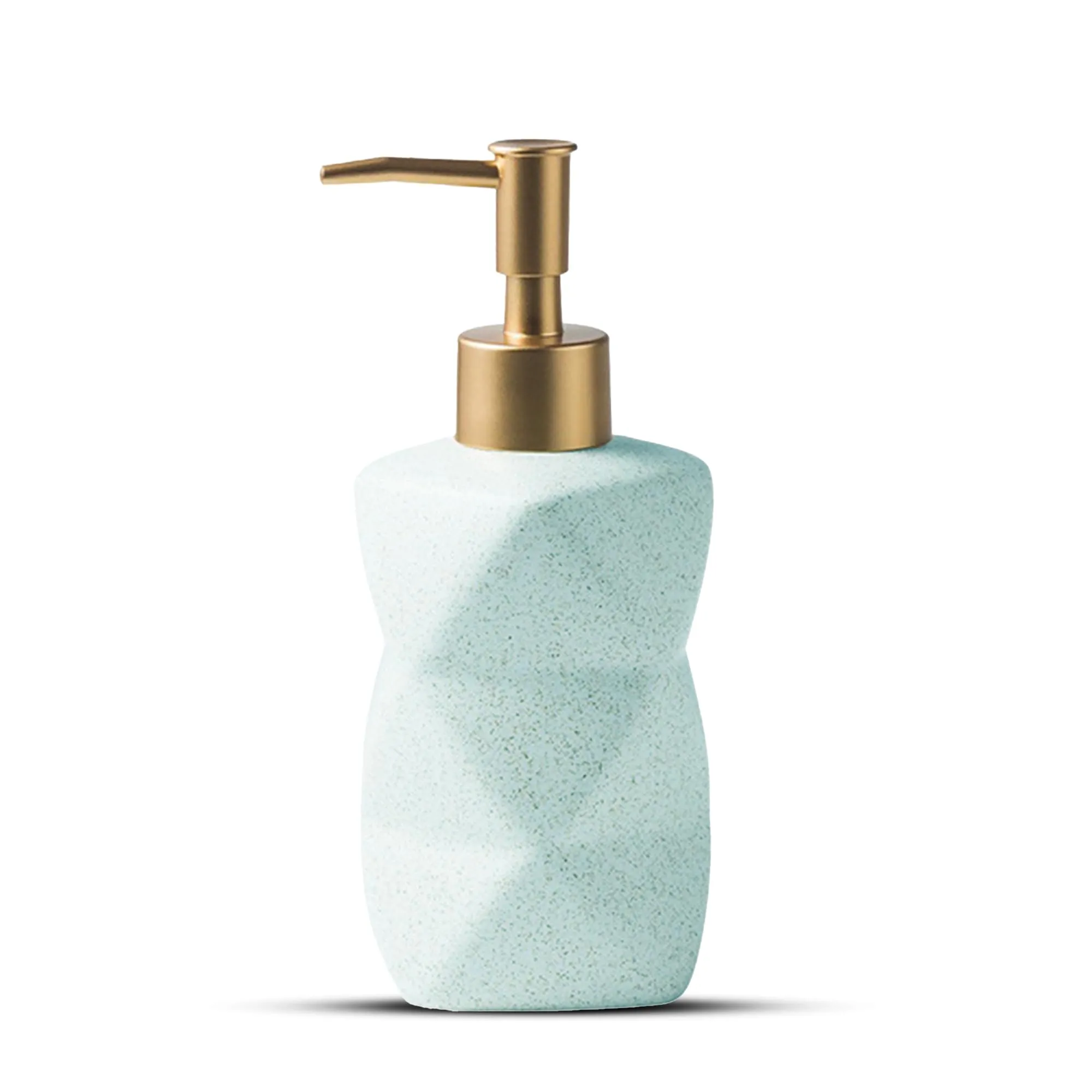 The Better Home 300ML Blue Ceramic Soap Dispenser for Bathroom | Bathroom Accessories | Handwash Dispenser | Liquid Soap Dispenser for Kitchen | Handwash Bottle | Hand Wash Dispensers Pump