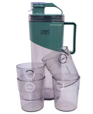 Toyshine Spanker 1.6L Large Water Pitcher  with Lid   4 Glasses Leakproof or Premium Quality