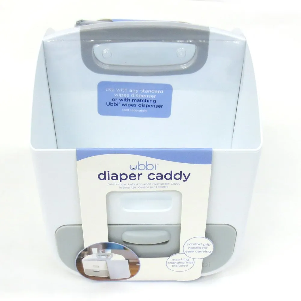 UBBI Diaper Caddy - White/Grey (56718GP) (Open Box)