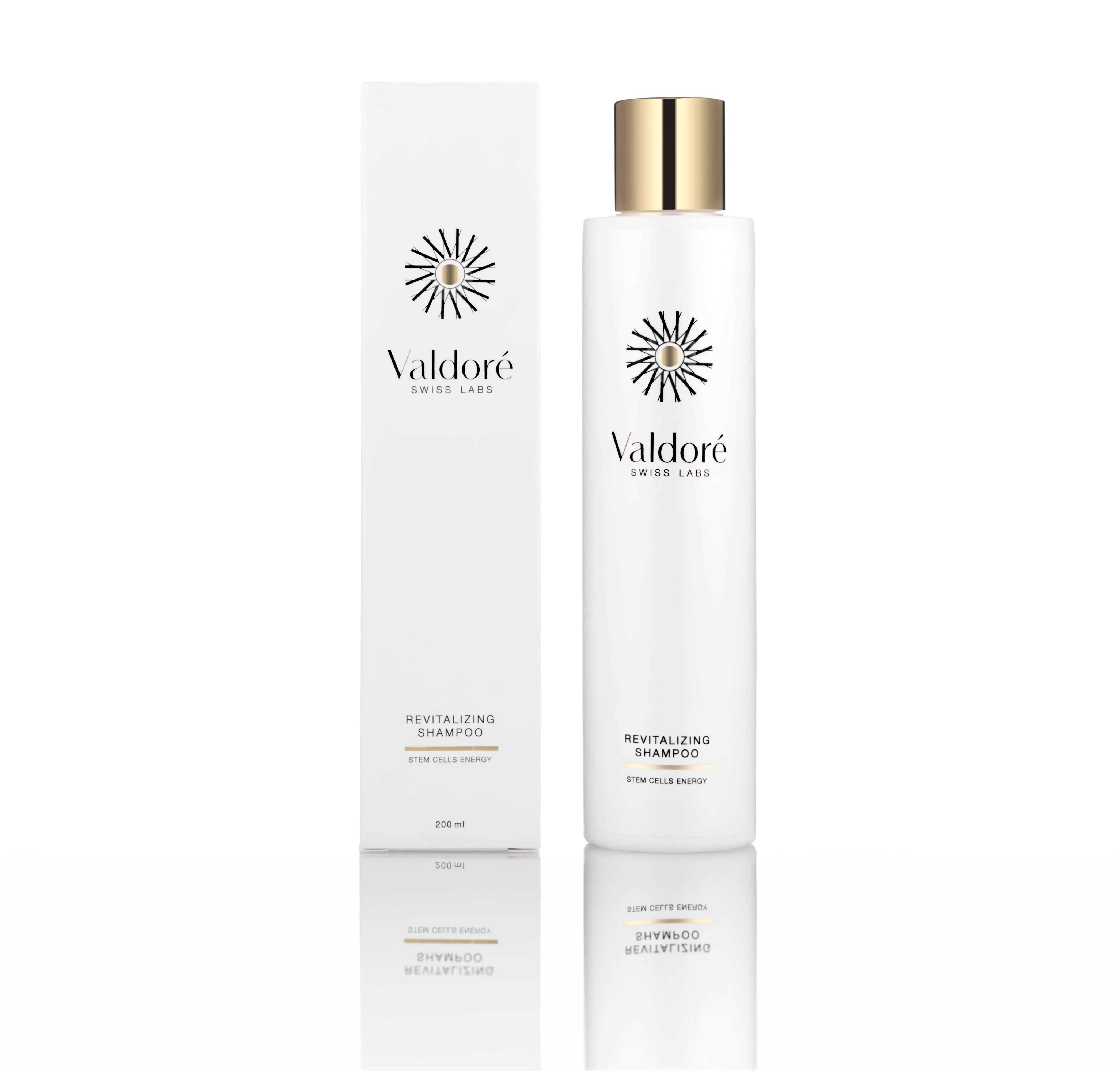 VALDORÉ regenerating shampoo with plant stem cell energy, 200 ml.