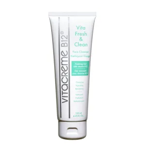 Vitacreme B12 Vita Fresh & Clean anti-aging cleansing and moisturizing gel-mousse for face and neck, 125 ml.