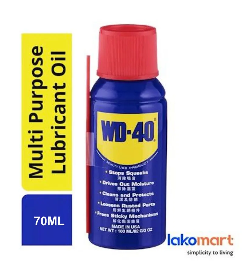 WD4 Multi Purpose Anti Rust Lubricant Spray (70 / 382 ml)