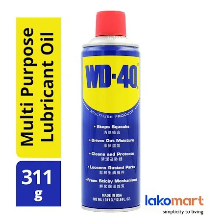 WD4 Multi Purpose Anti Rust Lubricant Spray (70 / 382 ml)