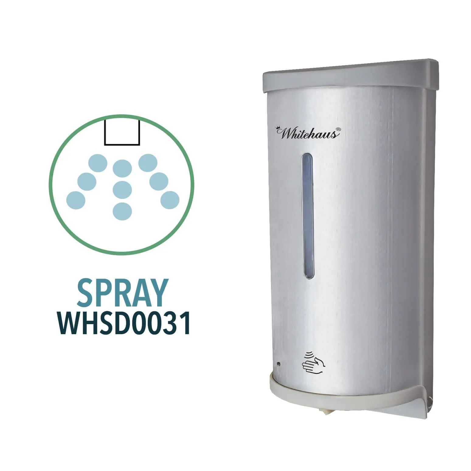 Whitehaus WHSD0031 Soaphaus Hands-Free Multi-Function Soap Dispenser with Sensor