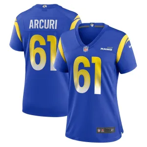 Women's Nike AJ Arcuri Royal Los Angeles Rams Game Player Jersey