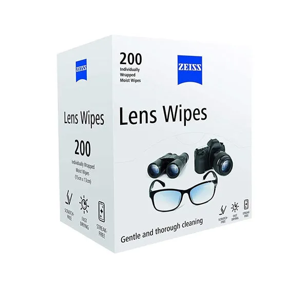 ZEISS Lens Wipes - Pack of 200